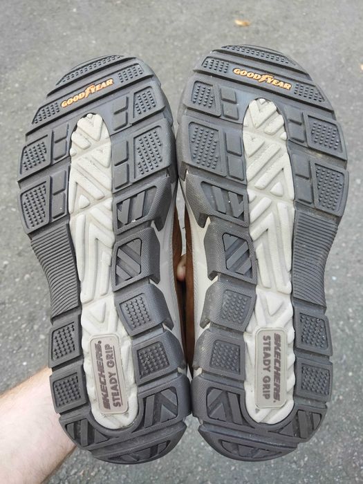 43р.-28 см шкіряні сліпони Skechers слипоны кожаные туфли спортивные