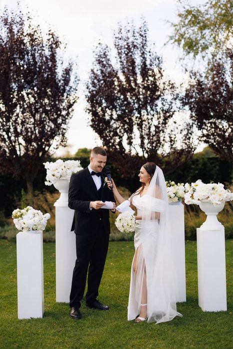 Елегантна весільна сукня силуету рибки