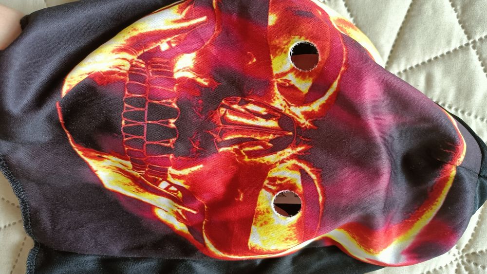 Halloween bal przebierańców czapka maska na głowę strój upiora czaszka