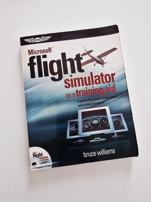 Livro de instrução Microsoft flight Sim Aid