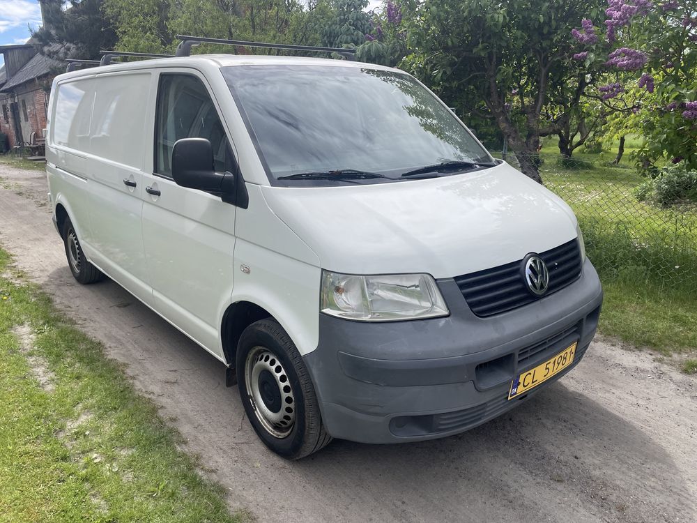 Volkswagen vw t5 transporter long 2,5 tdi klima relingi hak