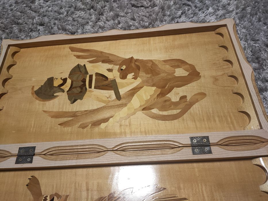 Большие нарды ручной работы