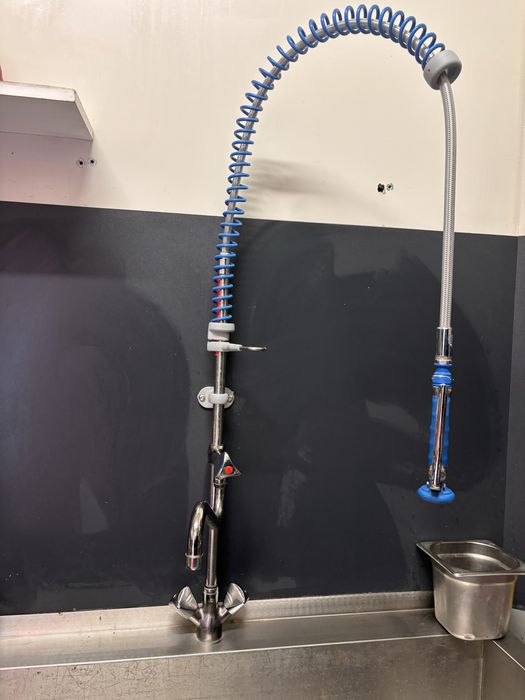 Basen, zlew gastronomiczny z baterią komplet