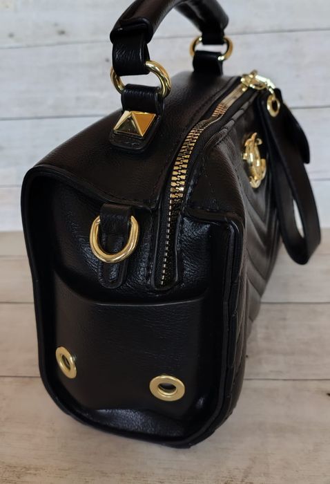 Сумочка жіноча чорна Chanel крос боді Шанель Безкоштовна доставка