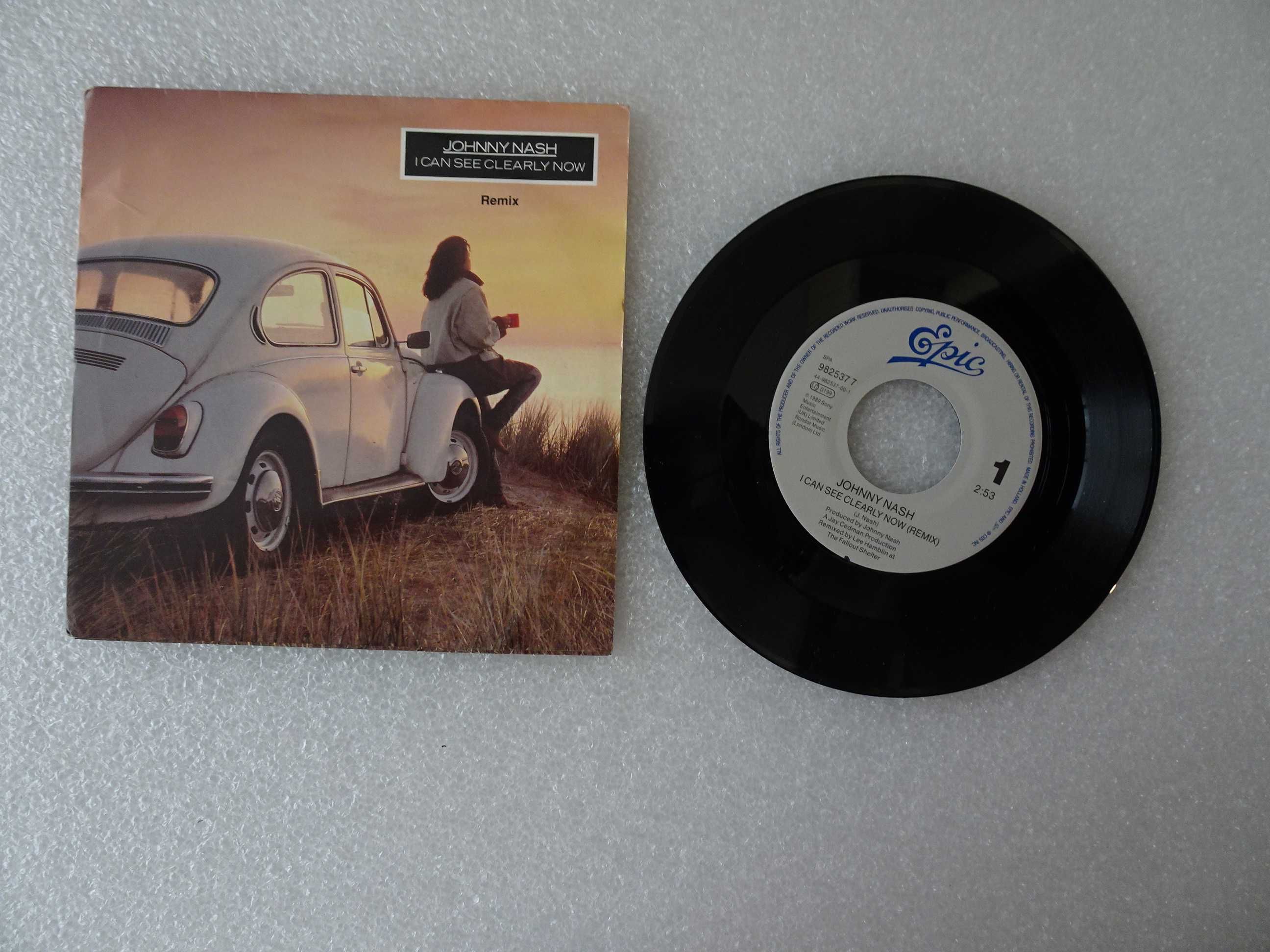 Disco vinil single - Johnny Nash - I can see clearly now - Remix