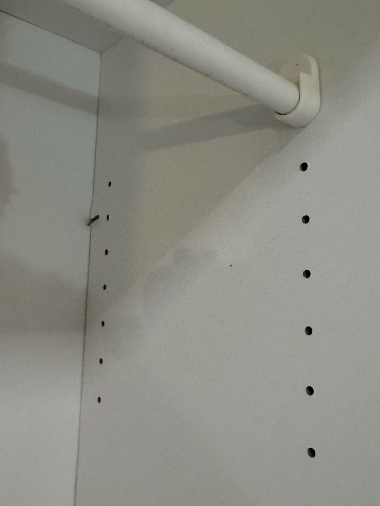 Roupeiro IKEA c/2 portas, branco, 78x190 cm