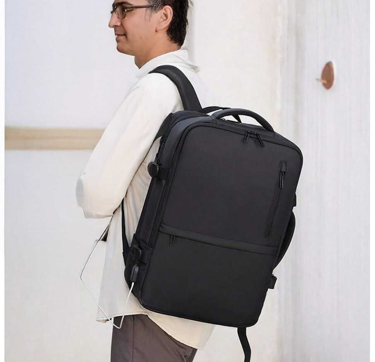 Mochila de Viagem Preta (A mais vendida da Amazon)