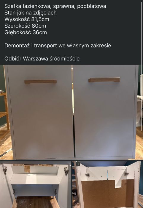 Meble oddam za darmo