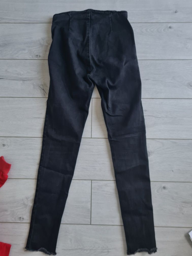 Czarne skinny jeansy