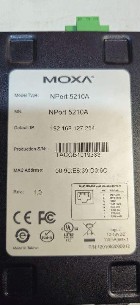 Moxa NPort 5210A