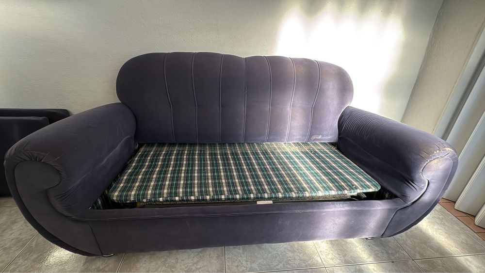 Sofa 3 lugares sofa cama otimo estado