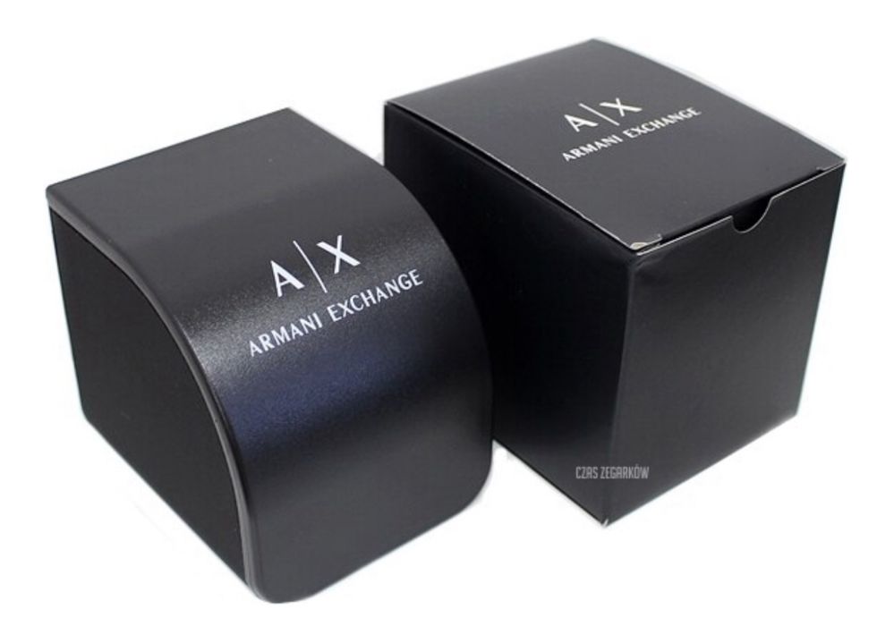 Armani Exchange Connected Niebieski/Skóra Ø44 mm