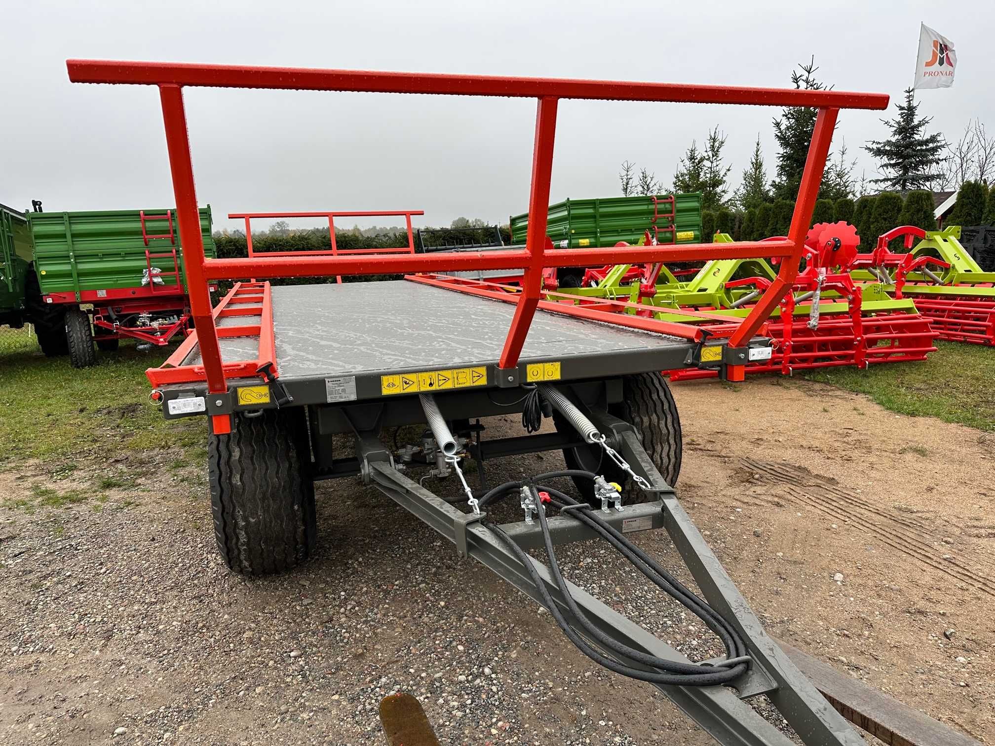 NOWA! Przyczepa do bel URSUS T665 Laweta platforma Pronar 7T Wielton