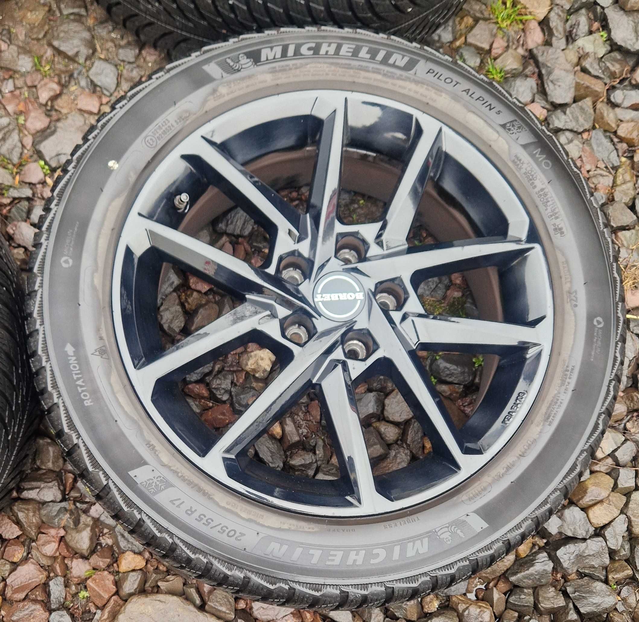 Felgi aluminiowe Audi VW Seat Skoda Borbet N 5x112 6,5Jx17 ET38 Kpl.