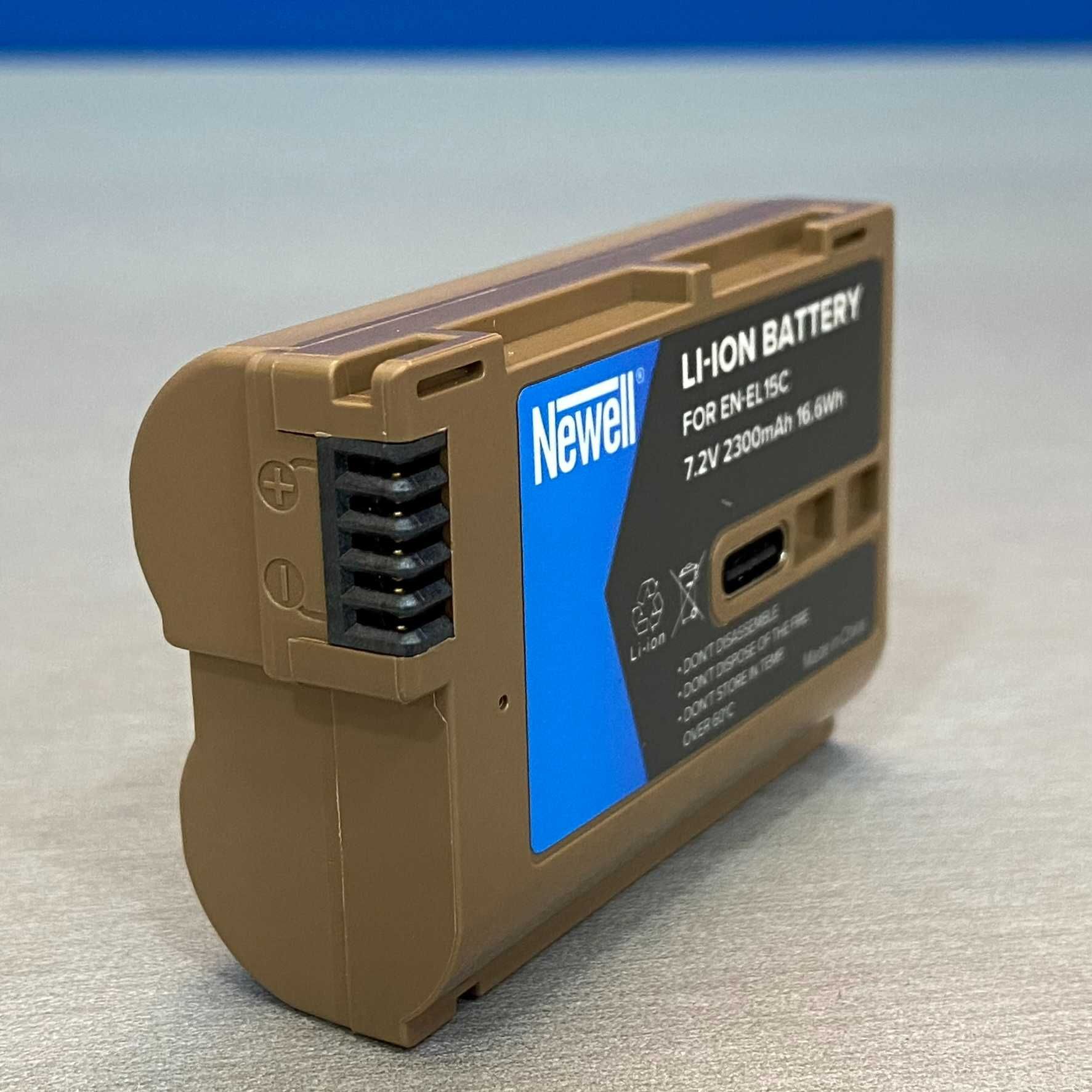 Bateria Newell USB Type-C - Nikon EN-EL15C (D500/D600/D750/D800/D7000)