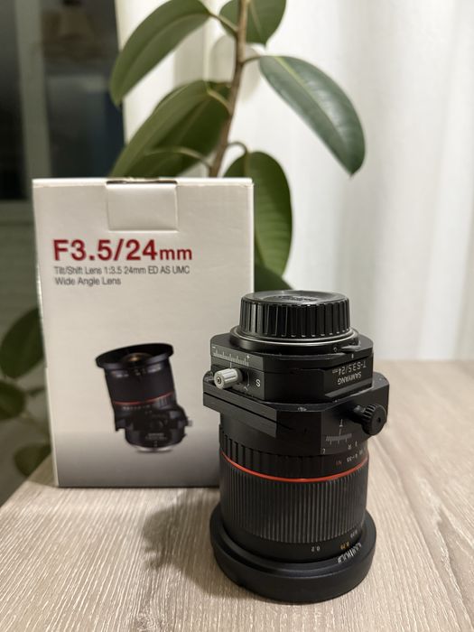 Обʼєктив архітектурний Samyang T-S 24mm f/3.5 ED AS UMC Nikon
