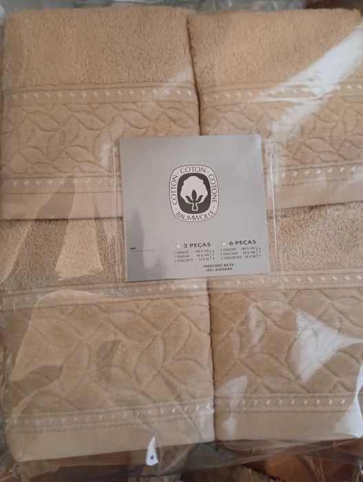 Conjunto de toalhas de banho