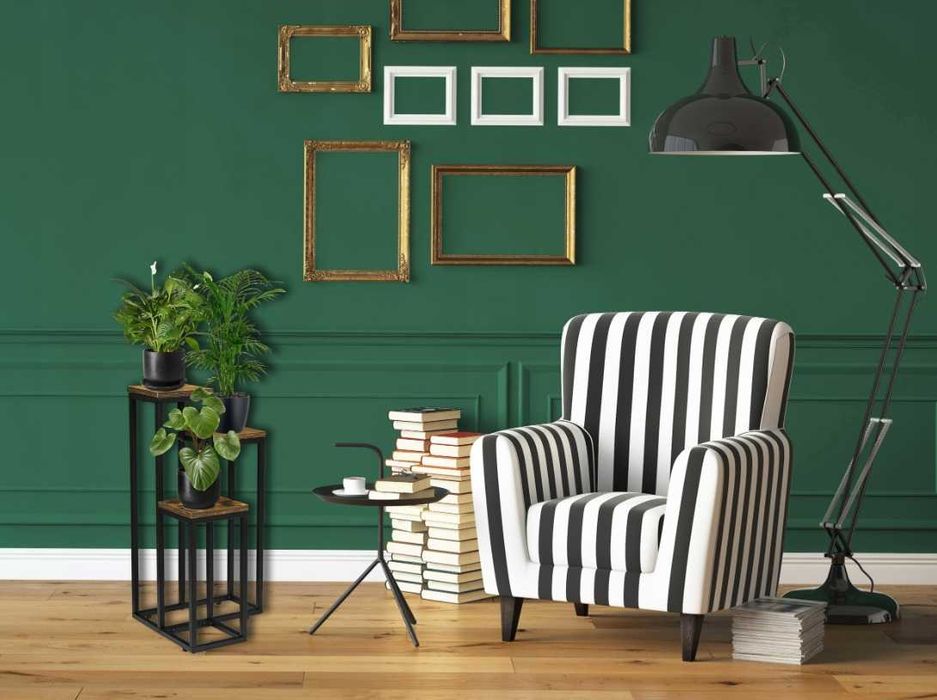 Kwietnik metalowy LOFT 3 Poziomy stojak na kwiaty w stylu rustykalnym
