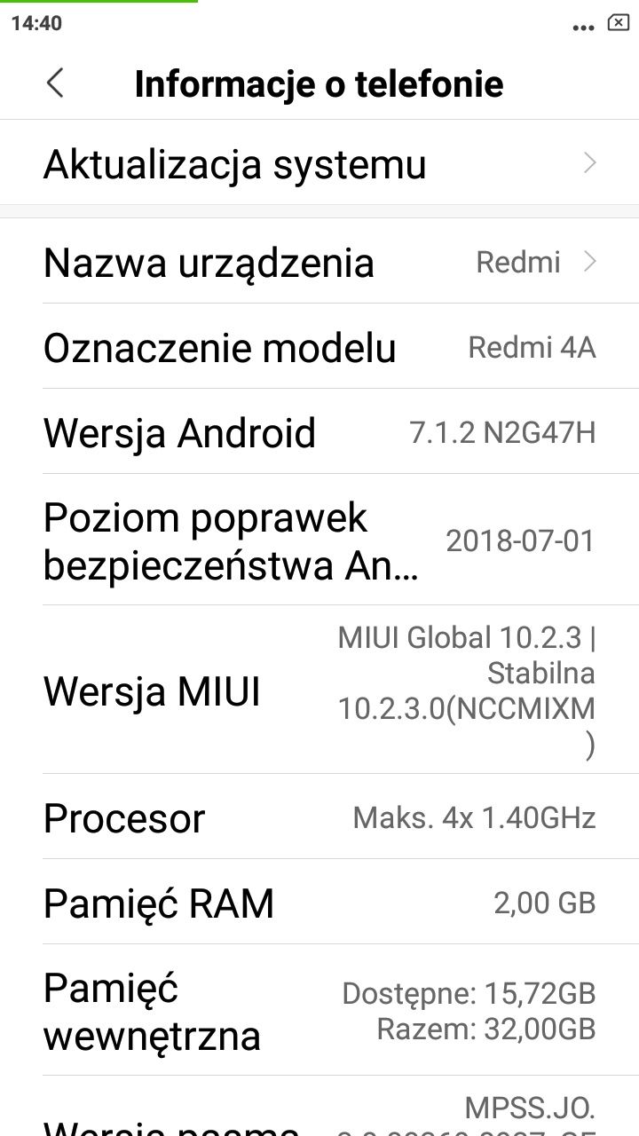 Telefon Xiaomi Redmi 4a