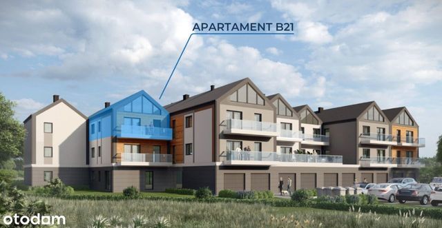 3-pokojowy apartament 68,45m² + balkon + antresola