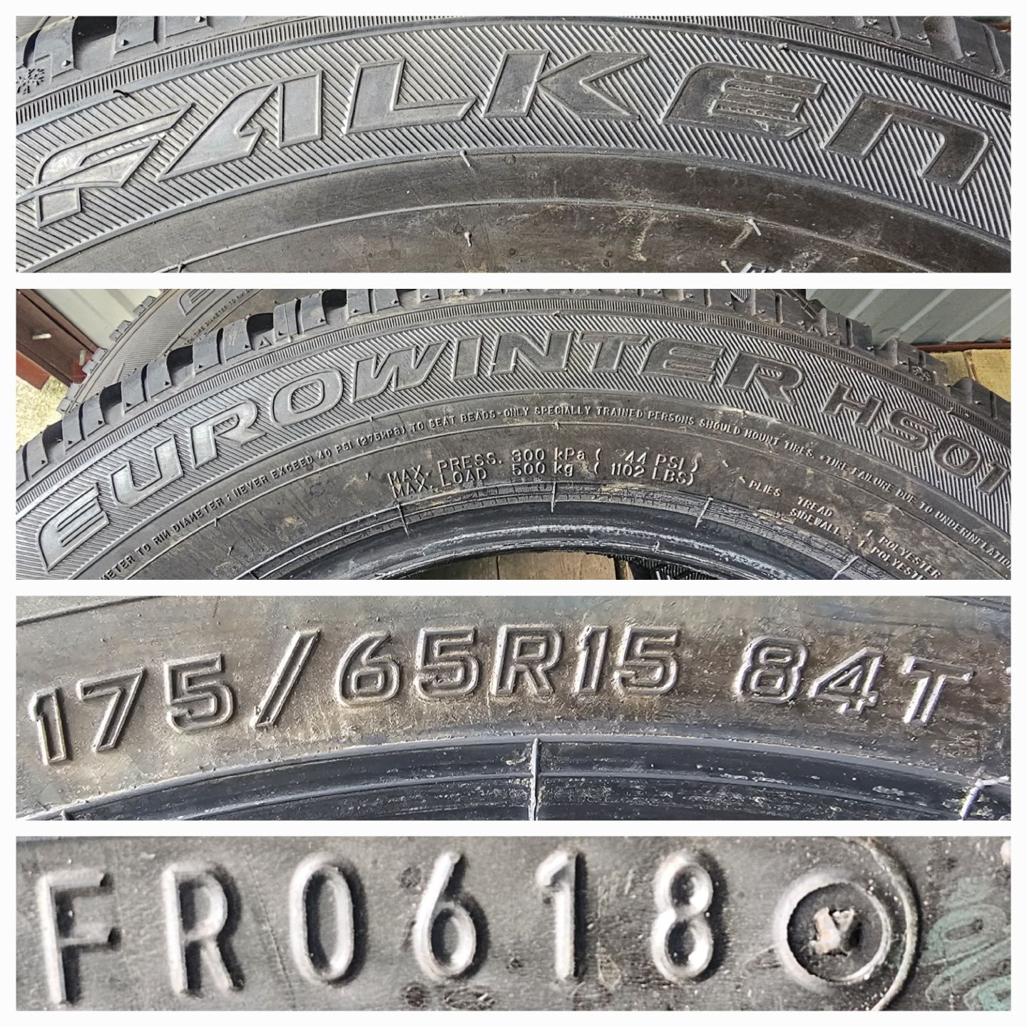 Falken EuroWinter HS01 175/65r15 84T