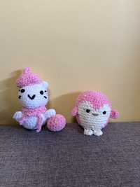 Amigurumi gato e foca