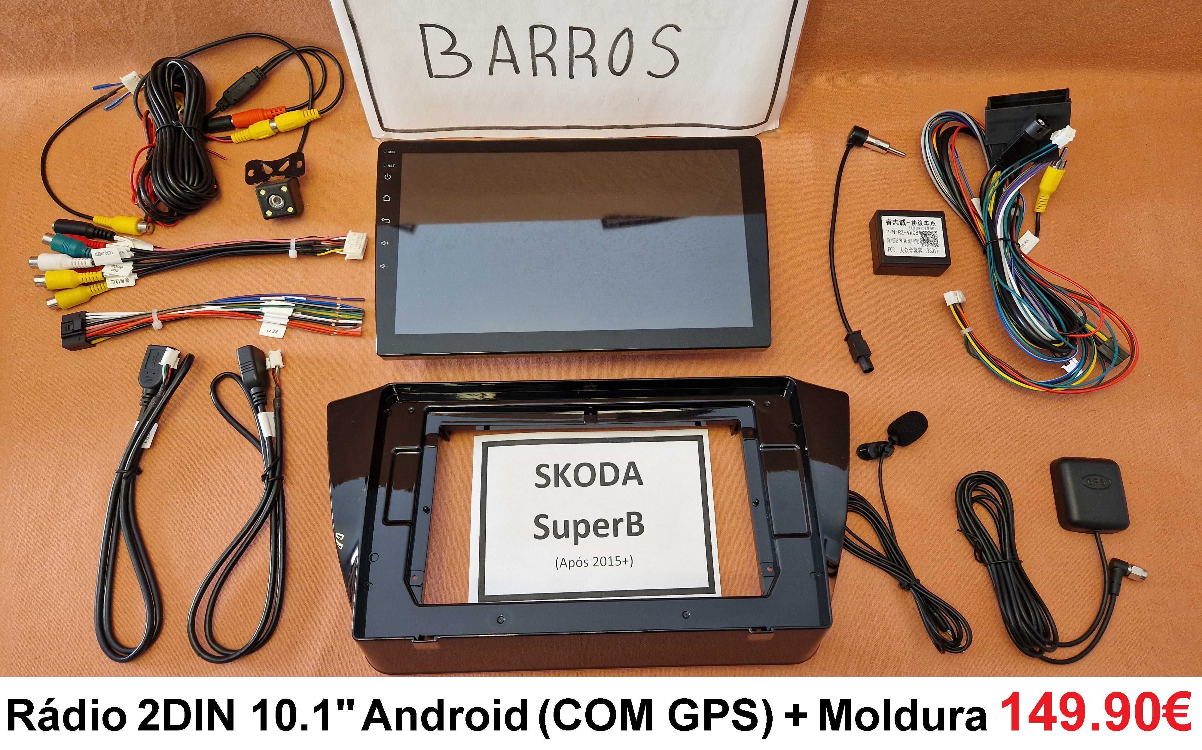 Rádio 2DIN • SKODA SuperB (2002 até 2021) • Android GPS [4+32GB]