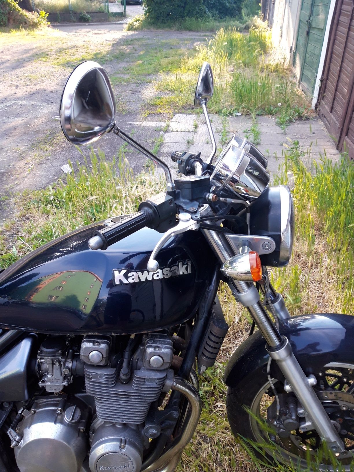 zabytek Kawasaki Zephyr zr550 żółte tablice