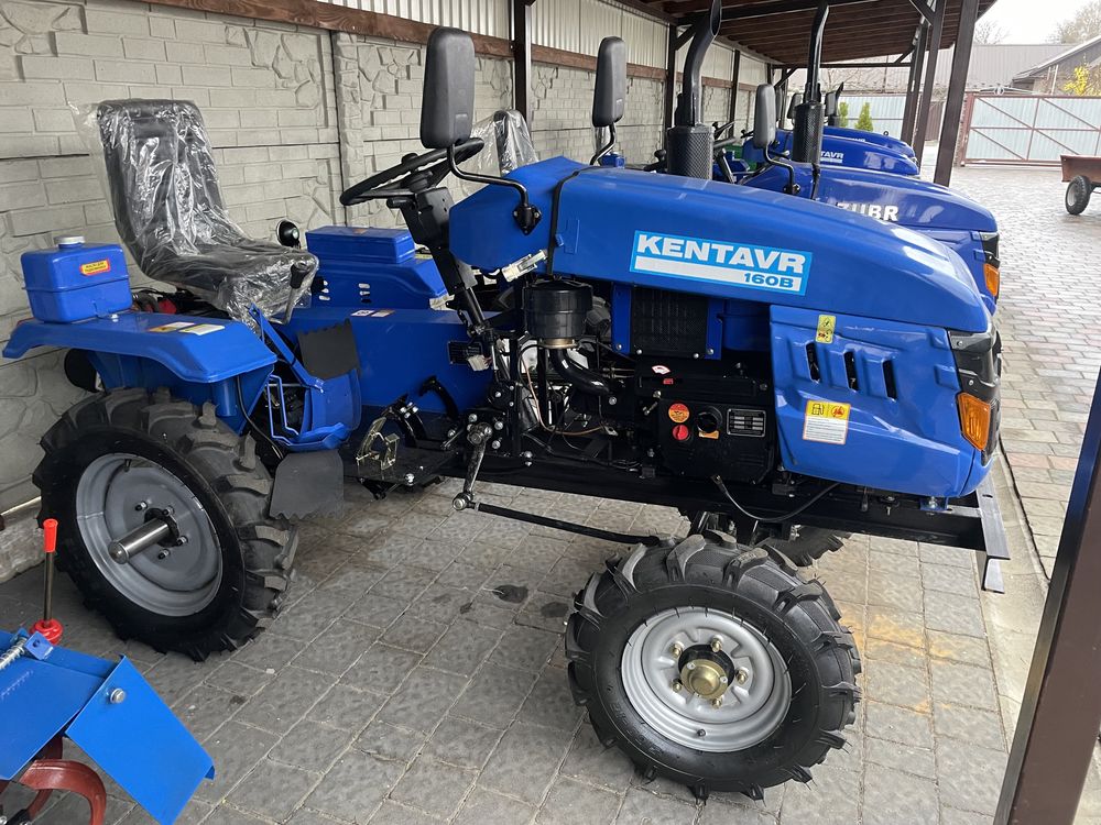 Мототрактор KENTAVR 160B Фреза 120см + Плуг 2к Безкоштовна доставка