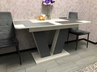 обеденный раскладной стол трансформер в кухню или студию фото клиента