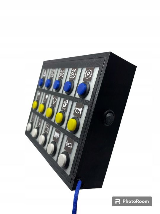 Button Box Panel Gamingowy Ats Ets Assetto Corsa Sim Racing Podświetle