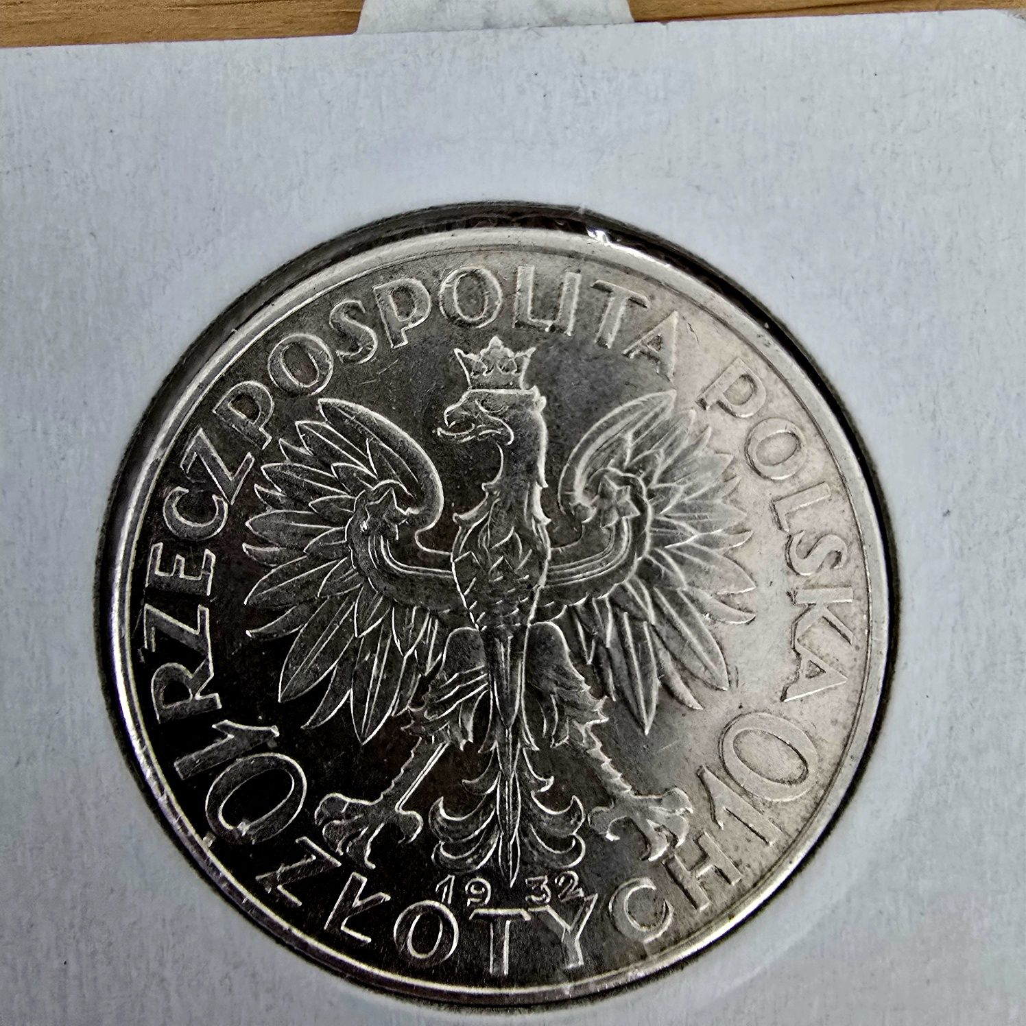 10zł 1932 Głowa kobiety