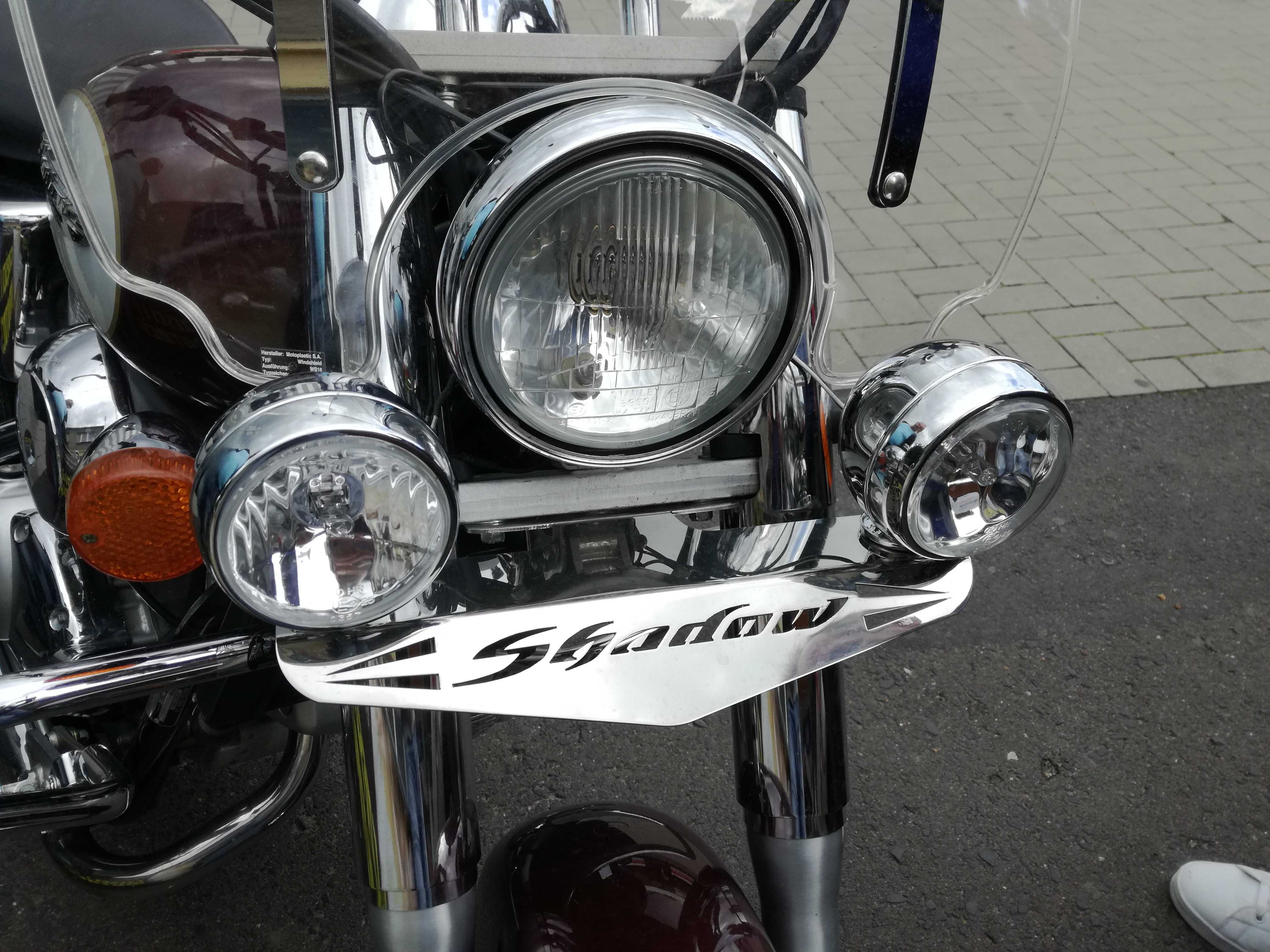 stelaż pod lampy+lampy honda vt 125 shadow