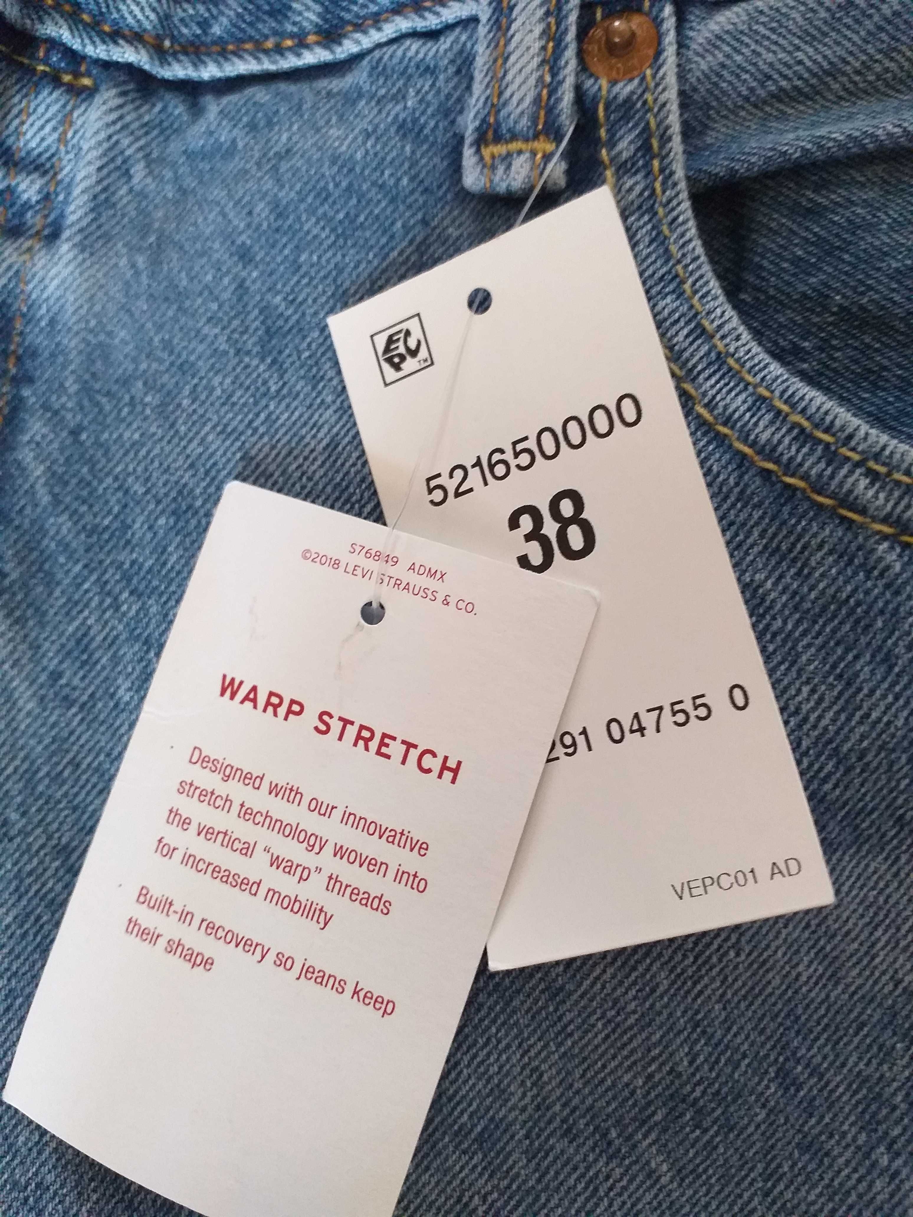 Spodnie jeans męskie Levi's 501 W 38