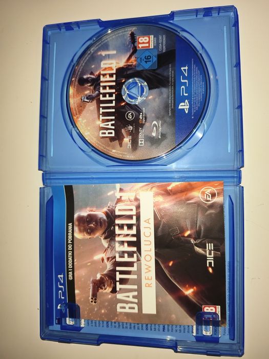 Gra Ps4 Battlefield 1 wersja PL gry PlayStation 4 Sniper UFC GTA V