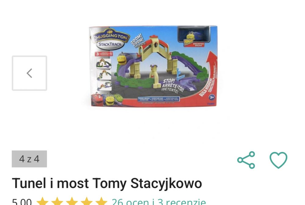 Stacyjkowo 2 zestawy Chuggington kolejka