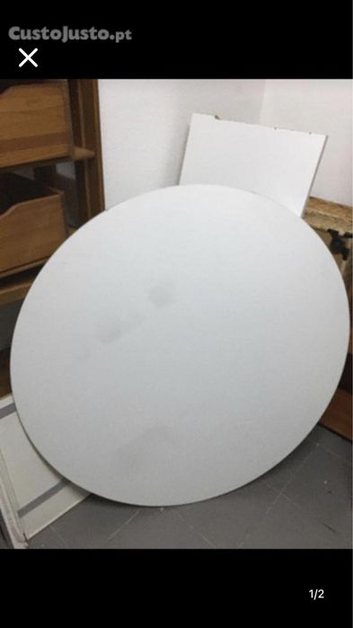 Tampo de mesa redonda grande