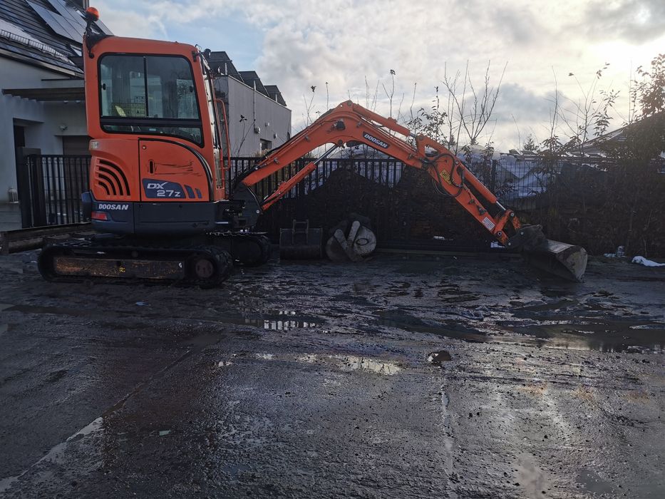 Doosan dx27z 2.7t minikoparka 2016r 1 wł. W Pl faktura VAT