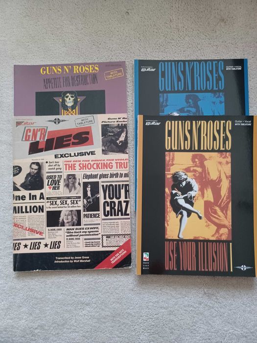 Guitar Tab Book - Livro Tablatura Guitarra - Coleção Guns N' Roses