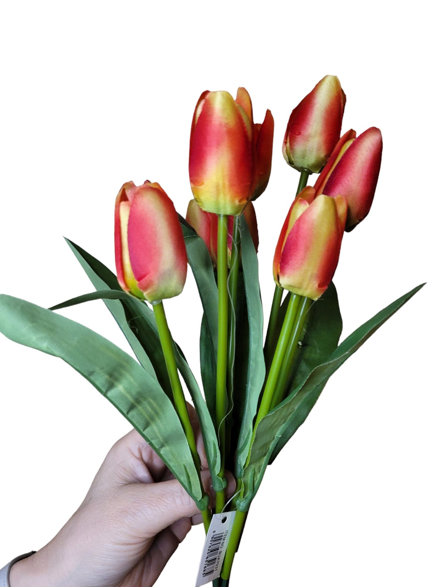 Tulipany Bukiet z tulipanów Kwiaty sztuczne Wiosenne kwiaty do wazonu