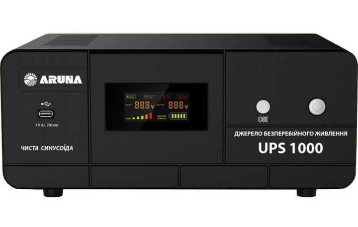 Джерело безперебійного живлення Aruna UPS1000/600,ДБЖ, зарядна станція