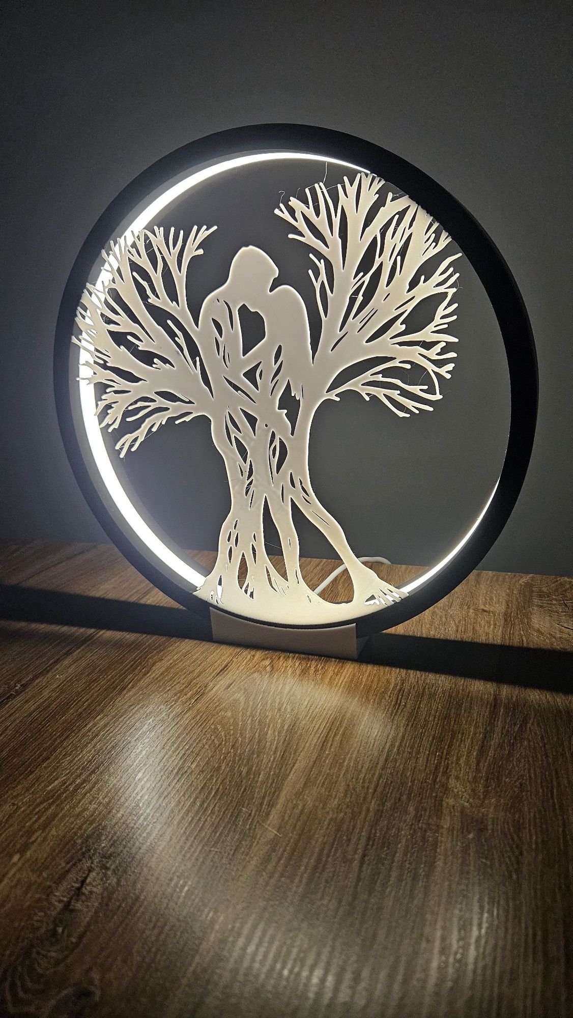 Lampka dekoracyjna LED na USB biała