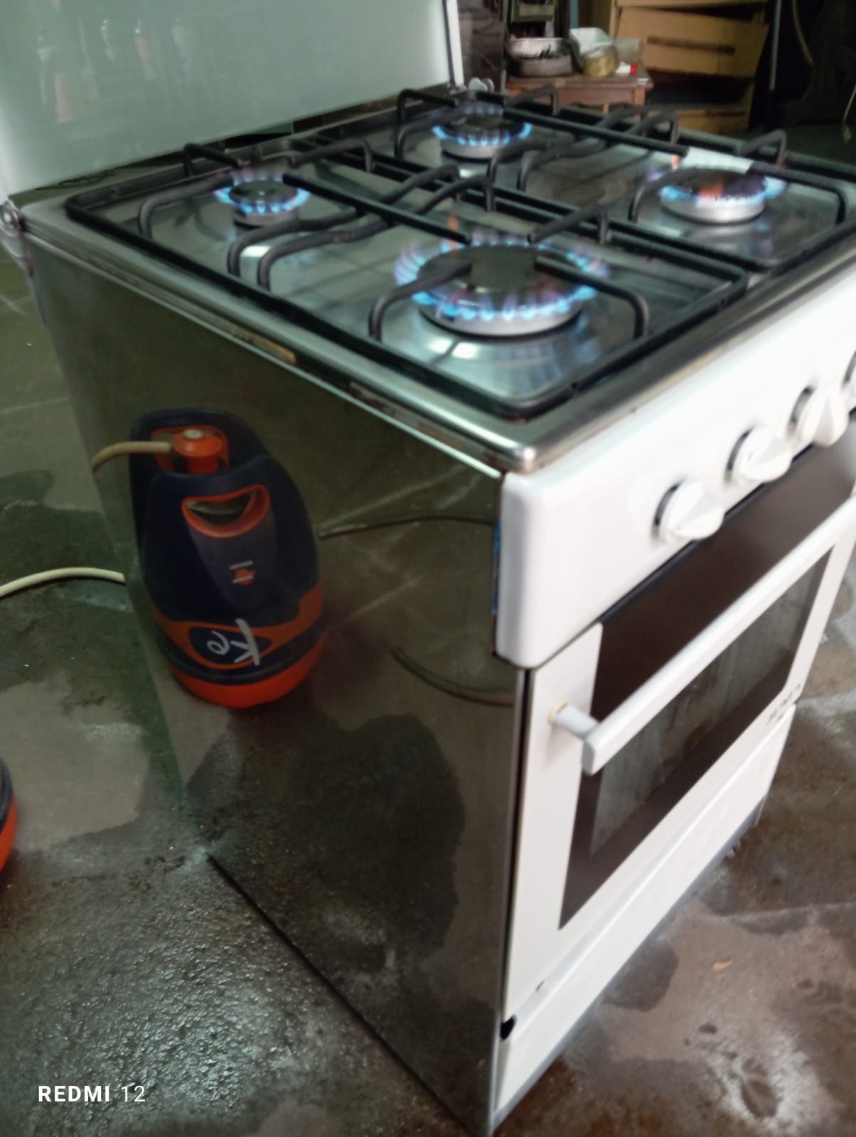 Fogão  inox a gás