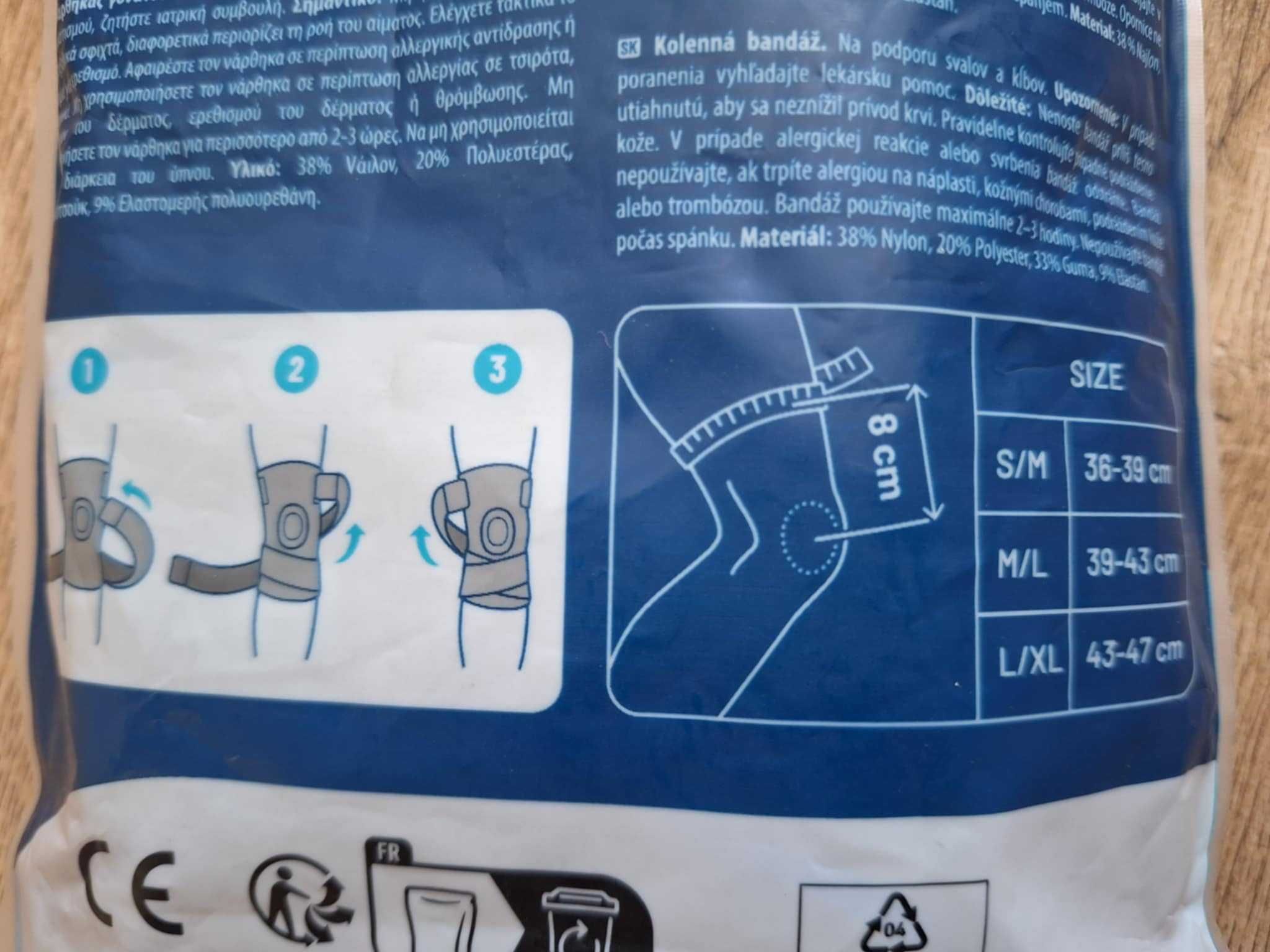 orteza opaska na kolano M/L