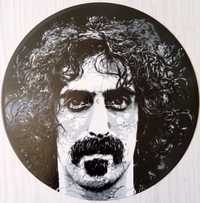 Frank Zappa pintura original em disco de vinil