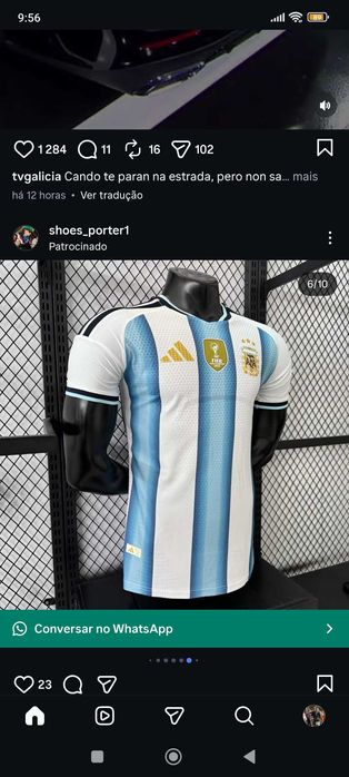 T-shirts todos os clubes