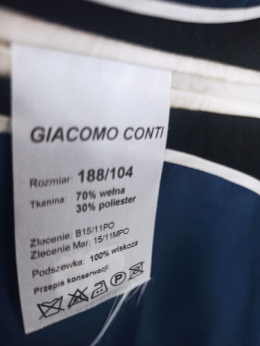 Garnitur męski Giacomo Conti