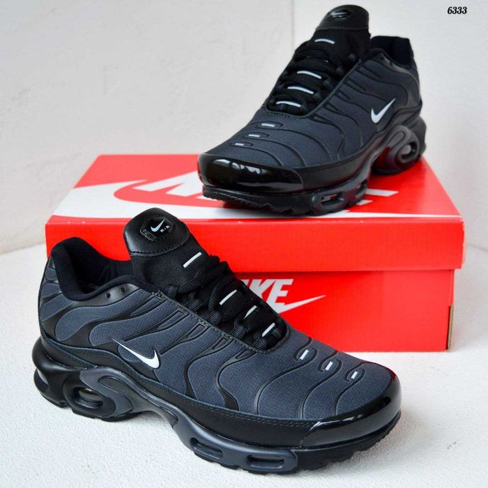 Кросівки Nike Air Max Plus TN Waterproof Gray Black термо 41 - 45