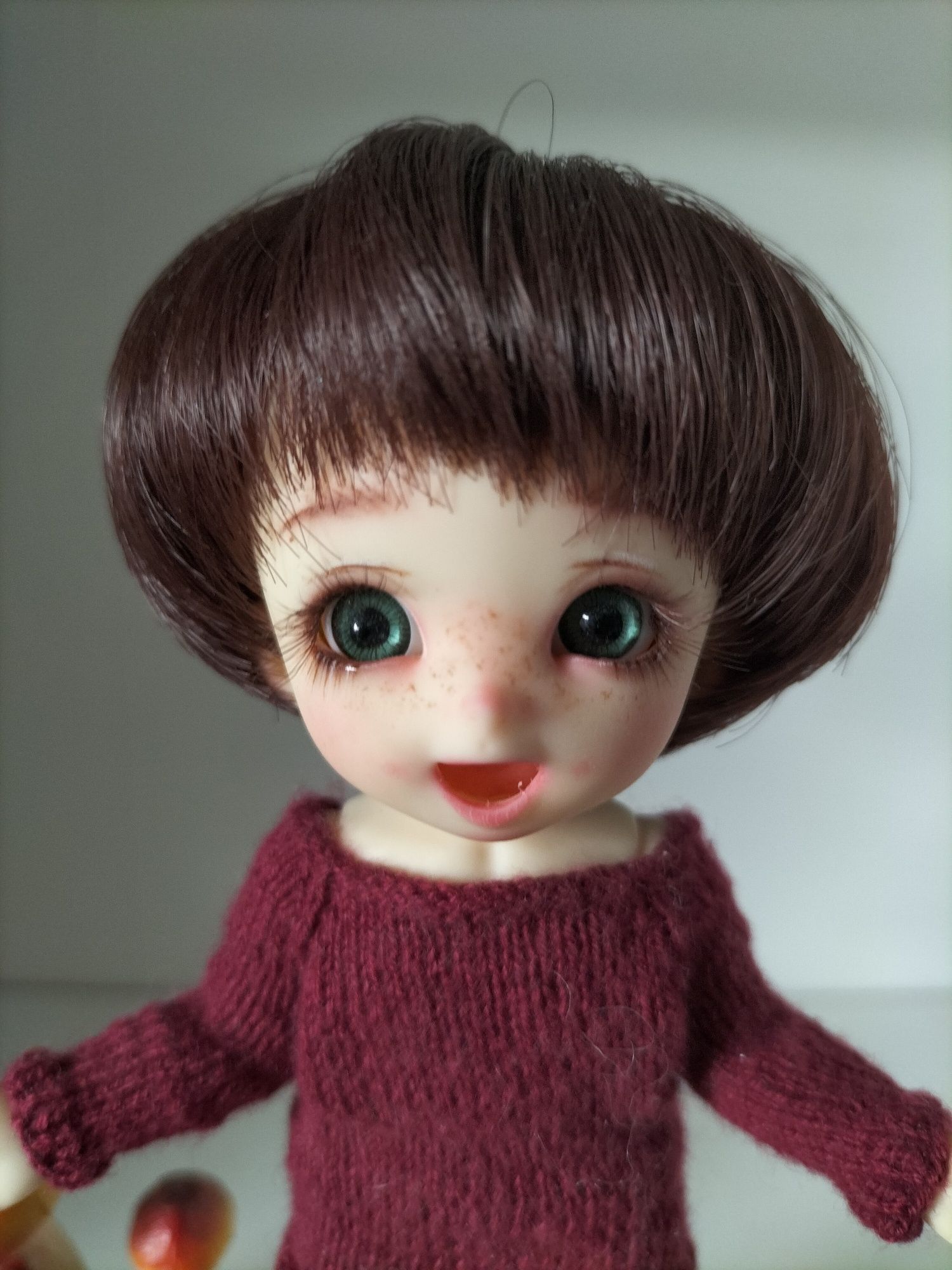 Zestaw Lalka bjd 1/8 pukifee Pong Pong 2x faceup