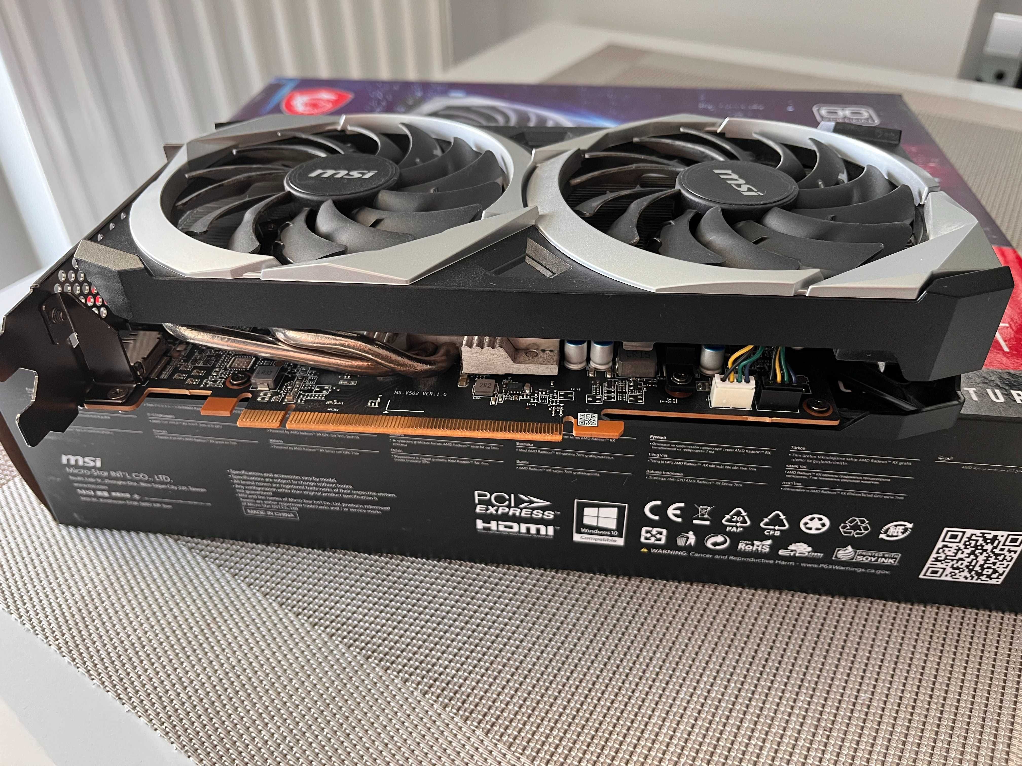 MSI Radeon RX 6600 XT MECH 2X OC 8GB GDDR6. Używana kilka miesięcy.